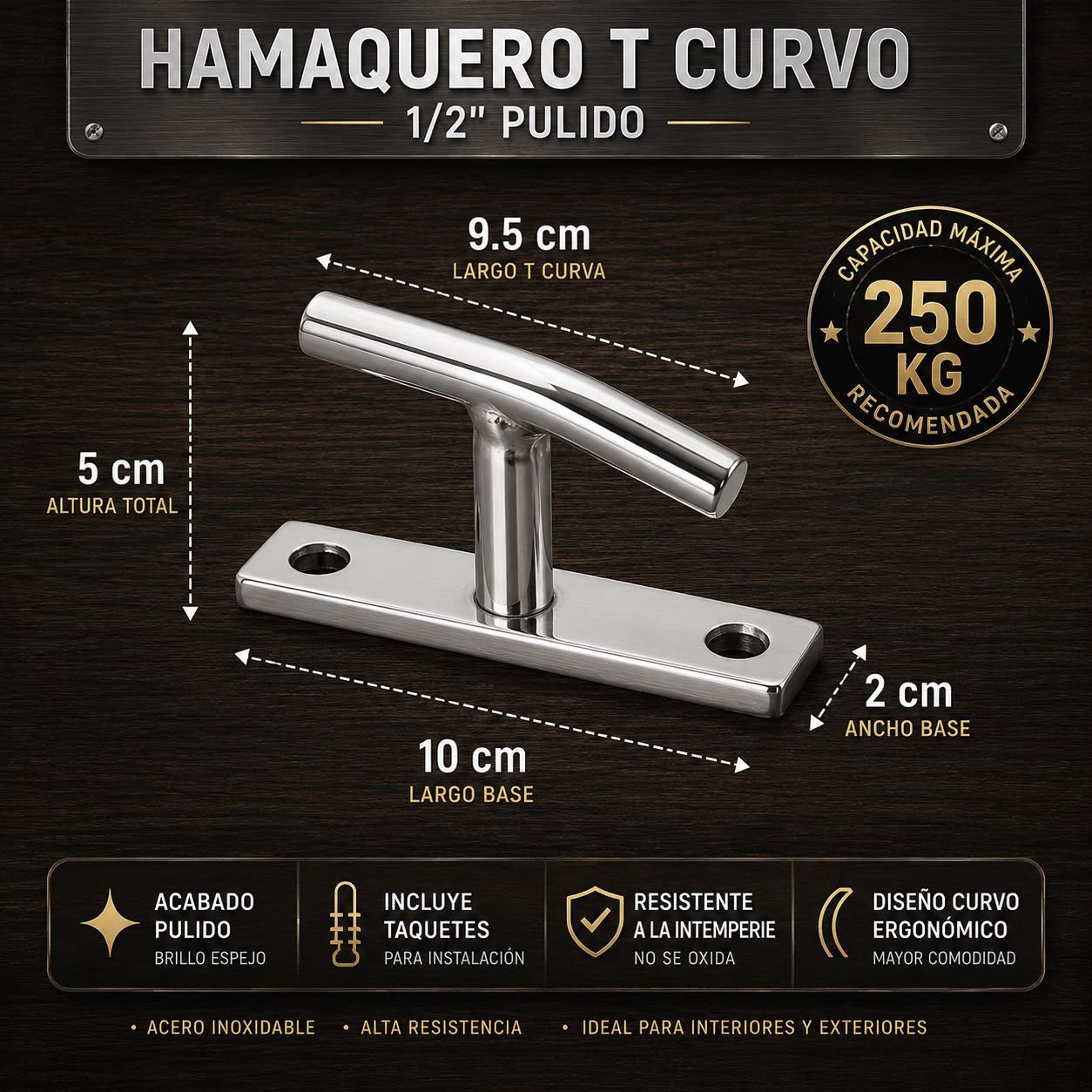 Tipo T curvo